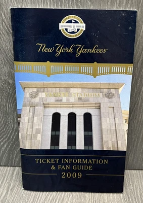 Руководство для болельщиков New York Yankees 2009 Yankee Stadium MLB бейсбол - Изображение 1 из 4
