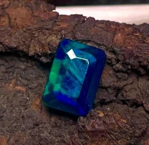 Excelente piedra preciosa de ópalo etíope AAA+ de alta calidad, suelta octágono facetado 5x7 mm - Imagen 1 de 4