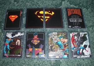SUPERMAN DOOMSDAY S1-S4, Láminas F1, F2 PROMOS OOO, JUEGO DE TARJETAS DE REDENCIÓN DC 1994 - Imagen 1 de 1