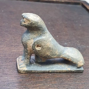 Antique Stone animal figurine Mysterious Bird bead Amulet - Picture 1 of 11