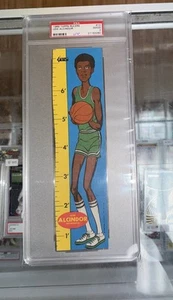 KAREEM ABDUL-JABBAR ROOKIE PSA 2 GOOD 1969-70 TOPPS RULERS #10 LEW ALCINDOR RC - Picture 1 of 4