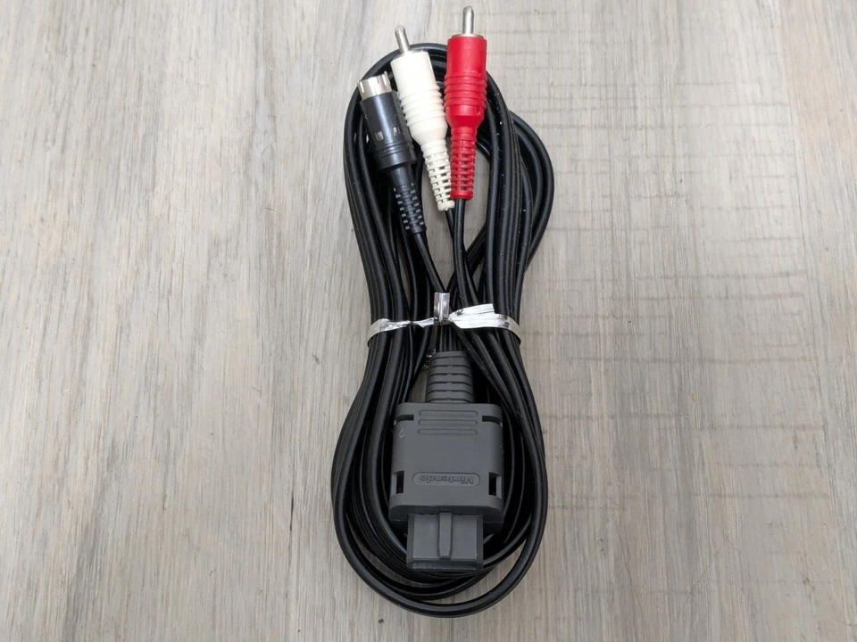 OFFICIAL Nintendo S-Video Cable N64 SNES Super Famicom GameCube NGC - Image 1 of 1