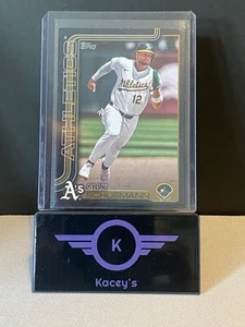 2025 Topps Series 2 Black Border Max Schuemann #305 /74 Athletics - Picture 1 of 2