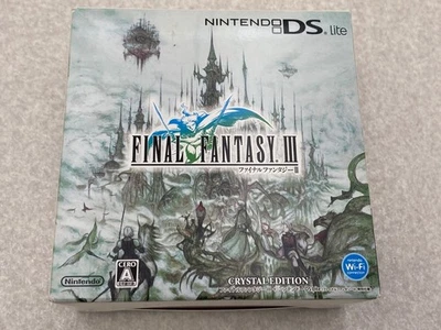 Nintendo DS Lite Final Fantasy III Limited Edition Console w/ Box & Game JP #86 - Image 1 of 4