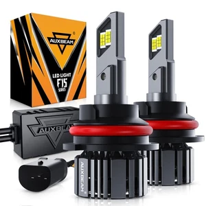 Kit de faros LED AUXBEAM 9007 HB5 bombilla de haz alto/bajo blanco 6500K 28000LM CANBUS - Imagen 1 de 12