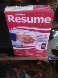 WinWay Resume Delux Standard - Business - Pc - Windows Supported - Picture 1 of 6
