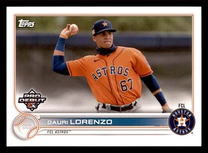 2022 Topps Pro Debut Dauri Lorenzo #PD-42  FCL Astros - Picture 1 of 2