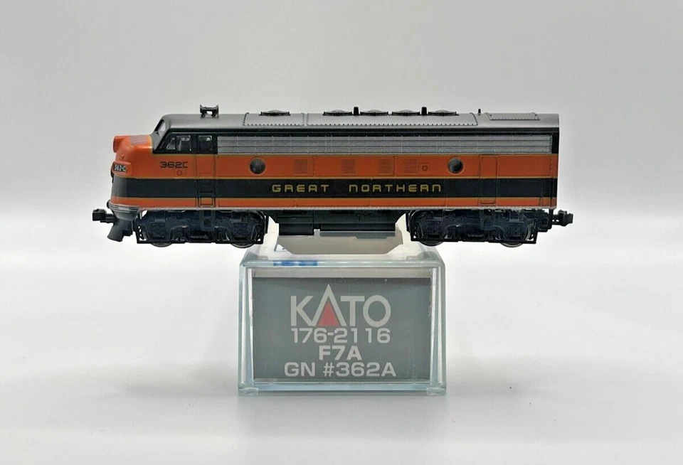 N Scale KATO 176-2116 F7A GN #362A "Great Northern" Locomotive Original Box (B) - Image 1 of 4
