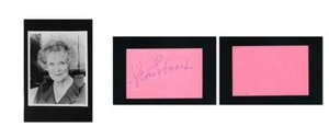 Gloria Stuart - Conjunto de autógrafos firmados y fotos en la cabeza - Titanic - Imagen 1 de 4