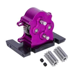 Dual Transmission Overdrive Gearbox for 1/10 RC Crawler LCG Cheater Rigs SCX10 - Picture 1 of 14