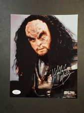 J.G. HERTZLER AUTOGRAPHED 8x10 Picture Martok Star Trek Deep Space Nine JSA 