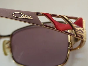 VINTAGE DESIGNER CAZAL WOMENS EYEGLASSES FRAMES TITANIUM GERMANY MOD.1025 COL157 - Picture 1 of 6