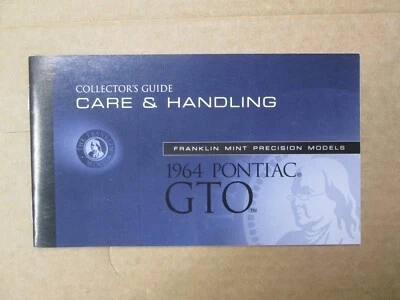 Franklin Mint Paperwork 1964 Pontiac GTO - Image 1 of 4