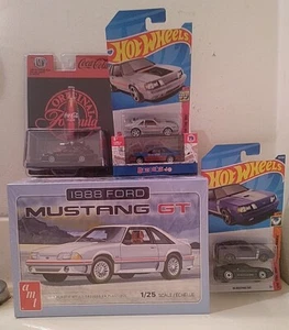 Ford Mustang GT Fox Body Lot AMT Model, Hot Wheels & M2 Machines Toy Cars NEW - Picture 1 of 17
