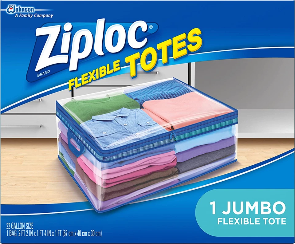 Ziploc Flexible Totes Jumbo 22 Gallon Bag