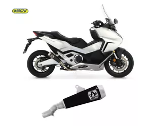 Terminale Scarico Arrow Pro Race Nichrom Nero Honda Forza 750 2021 > 2023 - Picture 1 of 2