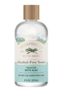 Humphreys Nourish Alcohol - Free Witch Hazel w/ Aloe Toner 8 fl Oz free shipping - Picture 1 of 4