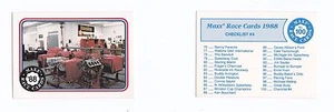 1988 Maxx Charlotte #100 Checklist--ONE CARD ONLY! - Picture 1 of 12