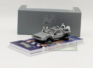 1/64 MJ Model DeLorean Time Machine BACK TO THE FUTURE II 2.0 Car Model - Picture 1 of 8