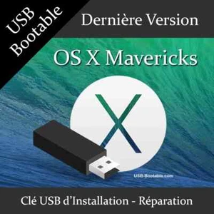 Clé USB Bootable OS X Mavericks + Guide PDF d'utilisation - Zdjęcie 1 z 1