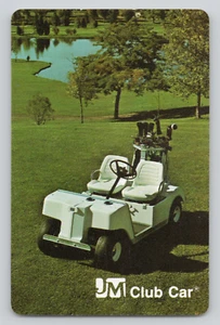 Tarjeta intercambiable JM Club Car carrito de golf publicidad diez de picas tarjeta de juego individual - Imagen 1 de 2
