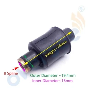 683-45981 683-45981-10 Damper Rubber Propeller For Yamaha Outboard 9.9HP 15HP - Imagen 1 de 4