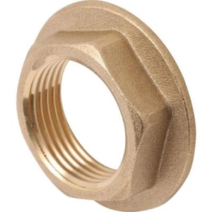 BRASS BSP WIDE FLANGED BACKNUT - SIZES 1/2" To 2" - Picture 1 of 1