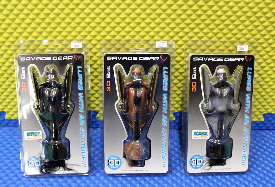 Savage Gear 3D BAT BD-125 Floating or Crawling Lure 5"  2oz Bat CHOOSE COLOR! - Image 1 of 1