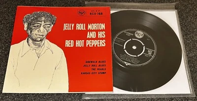 JELLY ROLL MORTON & HIS RED HOT PEPPERS-UK RCA 1959 VINYL 7" EP-BABY DODDS (NM) — 第 1/4 张图片