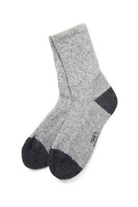 Graue Socken aus Yakwolle