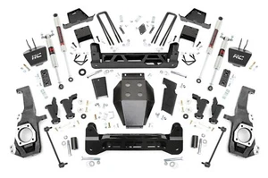 Rough Country 7" Lift Kit Torsion Drop M1 Chevy/GMC 2500HD 20-25 - Picture 1 of 6