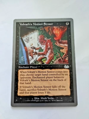 MTG Volrath's Motion Sensor Unglued Regular Uncommon - Bit of Edge Wear - Pics - Image 1 of 4