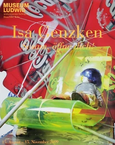 Isa Genzken Art Original Exhibition Poster "Filming Children ' Köln Germany - Picture 1 of 3