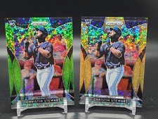 2019 Prizm Rookie - 122 - Christin Stewart - Green & Gold /150 /199 Tigers