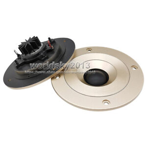 2pcs 4" inch 4ohm 30W 25-Core Silk Film Tweeter Audio Speaker Loudspeaker Golden