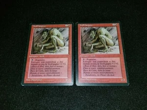 MTG 1x Revised red rare HP French FBB Sedge Troll - Reserved List - Picture 1 of 2