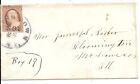 1850's - Watertown, New York - Scott #11 Tied by Postmark