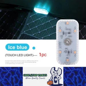 IceBlue Mini LED Touch Switch Light USB Car Interior Light Ceiling Reading Lamp - Picture 1 of 9