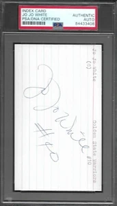 Jo Jo White CELTICS FIRMADO AUTÓGRAFO 3x5 TARJETA DE ÍNDICE PSA / ADN AUTÉNTICO C - Imagen 1 de 2