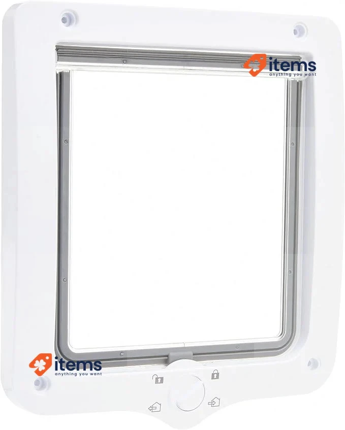 TRIXIE Imperméable & au Calme XL Chatière 4-Way Free-Wheel Porte 24x28x2cm - Photo 1/2