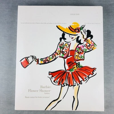 Barbie Flor Ducha Moda 1993 Colección Clásica Diseñadora Janet Goldblatt Foto 1 de 4