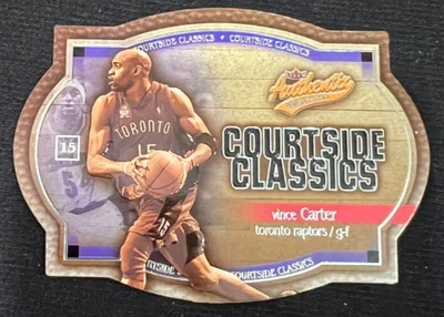 VINCE CARTER 2002-03 Fleer Authentix Courtside Classics Silver #1 NBA #280/750 - Image 1 of 2