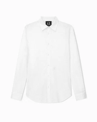 Armani Exchange Shirt Regular Unita Bianco - Taglia S Abbigliamento Uomo Camicie - Immagine 1 di 2