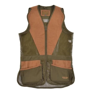 Jack Pyke England Shooting Hunting Cotton Leather Vest Waistcoat Mens sz 2XL - Picture 1 of 12