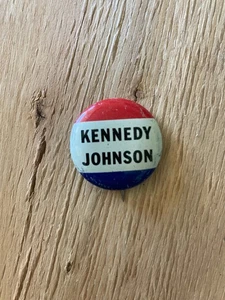 Kennedy Johnson Knopf 1960 Präsidentschaftskampagne JFK LBJ 0,75" ORIGINAL - Bild 1 von 2