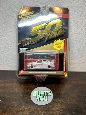 Johnny Lightning White Lightning 2004 Mitsubishi Lancer EVO 50th Anniversary - Image 1 of 4