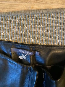 River Island Women’s Leather Trousers - Picture 1 of 5