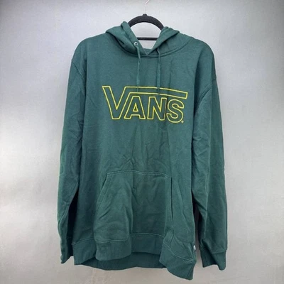 Sudadera con capucha Vans verde con logotipo en el pecho talla L Foto 1 de 4