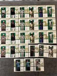 Lote de (27) tarjetas de golf 2001 Upper Deck SP embajadores/vistas previas - Imagen 1 de 6