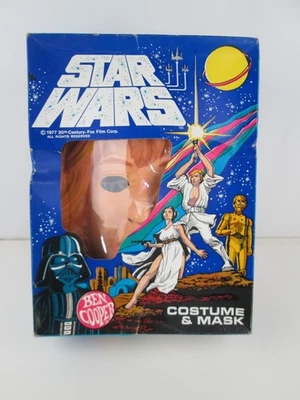 Disfraz y máscara de colección 1977 Star Wars Ben Cooper LUKE SKYWALKER talla grande (12-14) Foto 1 de 4